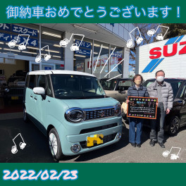 ワゴンRスマイルのご納車です！